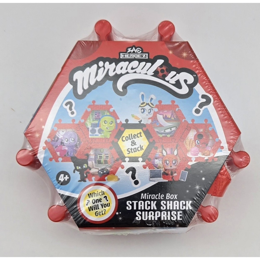 Miraculous Ladybug Miracle Box Stack Shack Surprise Toy ZAG Heroez New Sealed
